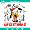 Pluto Christmas SVG featuring Disney Pluto in a festive holiday theme, perfect for Christmas projects.