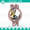 Pluto dog skeleton embroidery design, Disney Halloween machine file for spooky stitching projects.