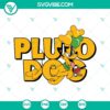 Pluto dog SVG file, Disney character PNG image, Mickey's dog design download, ideal for craft projects.