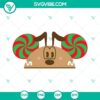 Pluto gingerbread hat ears SVG file for Disney Christmas, PNG DXF EPS formats.