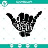 Pogue Life and Outer Banks themed SVG files including Shaka Hand gesture, perfect for crafts and digital design projects. OBX SVG, PNG, and DXF formats.