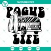 Pogue Life vintage van SVG images with summer and beach life themes, perfect for outdoor enthusiasts and travelers.