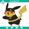 Pokemon Batman and Pikabat Pikachu logo SVG file for download in PNG, DXF, and EPS format.