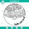 Pokemon themed SVG images set for Cricut, featuring Pokemon characters, Pokeball, and Pokemon Go elements in PNG, EPS, DXF formats.