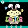 Pompompurin bunny Easter SVG images featuring adorable and cute designs, perfect for Easter crafts and projects.