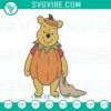 Spooky Winnie The Pooh embroidery files for Halloween machine design, perfect for seasonal crafting projects.