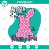 Easter bunny Pop It SVG file bundle with multiple designs for Easter crafting and decorations.