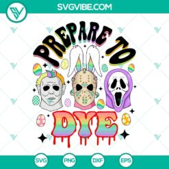 Jason Voorhees Bunny SVG with Easter horror theme, perfect for dye projects. Download and craft this funny design today!