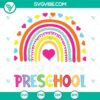 Fun preschool back to school SVG images with cheerful designs for first day of school, perfect for crafting projects.