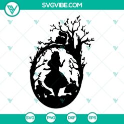Princess Alice In Forest SVG Images, Alice In Wonderland SVG Download, Disney SVG Images
