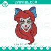 Princess Ariel Pennywise embroidery designs, spooky Disney Halloween pattern featuring a unique and creative mashup.