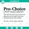 Pro-choice feminist SVG featuring a uterus design advocating for women's rights.
