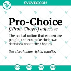 Pro-choice feminist SVG featuring a uterus design advocating for women's rights.