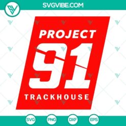 Trackhouse SVG cut files for Project 91 design download. Perfect for crafting projects.