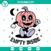 Creative SVG set: Pumpkin Empty Inside, Hello Fall, Trick Or Treat images for Halloween crafts and decorations.
