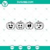Jack O'Lantern pumpkin face SVG download, perfect for Halloween crafts. Funny and creative Halloween SVG file.