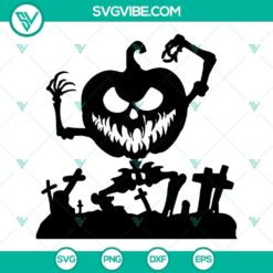 Pumpkin Monster SVG File, Jack O Lantern SVG File, Skeleton SVG Files, Spooky 2