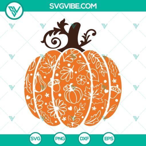 Pumpkin SVG design for Fall, Halloween, and Thanksgiving celebrations - digital download with festive graphics and pumpkin elements.