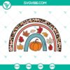 Rainbow leopard cheetah pumpkin fall autumn SVG file with PNG, DXF, and EPS formats for cutting machines.