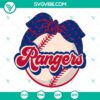 Rangers Baseball Mom Life SVG - Texas Rangers design for download in PNG, DXF, and EPS formats. Perfect for a baseball fan mom!