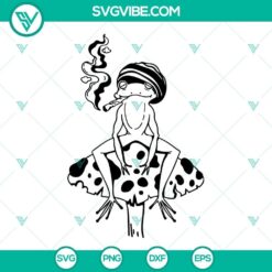 Rasta frog smoking weed on mushroom SVG humorous design for download, cannabis-themed stoned SVG.