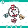 Dr Seuss Quotes SVG with Cat In The Hat design, Read Learn Know theme, SVG and PNG download.