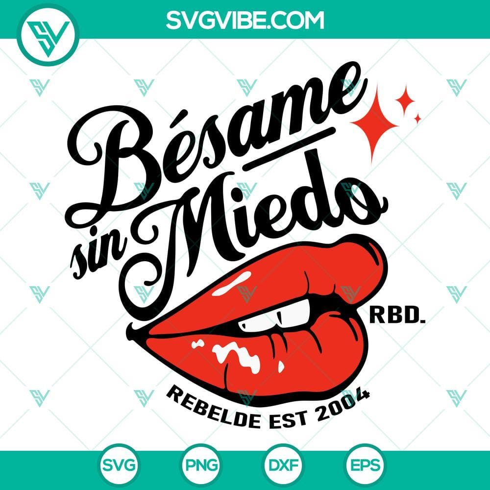 rebelde-svg-besame-sin-miedo-svg-rbd-svg-rebelde-est-2004-svg-png-dxf-eps-cricut-2-mockup.jpg Rebelde SVG files for download featuring Besame Sin Miedo and RBD designs, est 2004. Perfect for fans of the popular TV series.