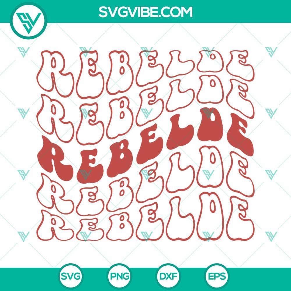 Rebelde SVG, RBD Tour 2023 SVG PNG DXF EPS Digital Download Rebelde SVG design for RBD Tour 2023 merchandise, available for instant download in PNG, DXF, and EPS formats.
