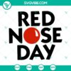 Charitable Red Nose Day SVG bundle for fundraising events, includes 2023 designs in PNG format.