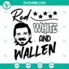 Red, white, and Wallen SVG files featuring various designs for instant download. Ideal for crafts and digital projects.