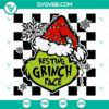 Resting Grinch Face SVG File, Merry Grinchmas SVG Images, Christmas Grinch - Festive Grinch-themed SVG design for holiday crafting.
