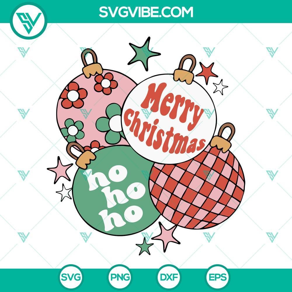retro-christmas-ornaments-svg-retro-christmas-svg-merry-christmas-svg-png-dxf-eps-files-for-cricut-3-mockup.jpg Retro Christmas ornaments SVG files featuring Merry design, perfect for holiday crafts and projects.