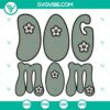 Retro Dog Mom SVG files with 70s inspired design, perfect for dog moms. Fur Mama SVG image for vintage dog mothers.