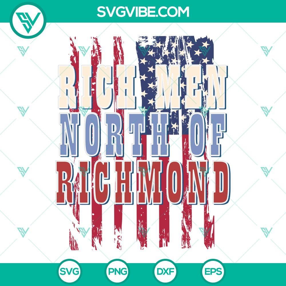 Rich Men North Of Richmond Oliver Anthony SVG Digital Cut Files Rich men North of Richmond SVG file with Oliver Anthony in digital cut file format for crafting projects.