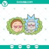 Rick and Morty themed stoner and marijuana SVG images with a funny design. Perfect for cannabis enthusiasts.
