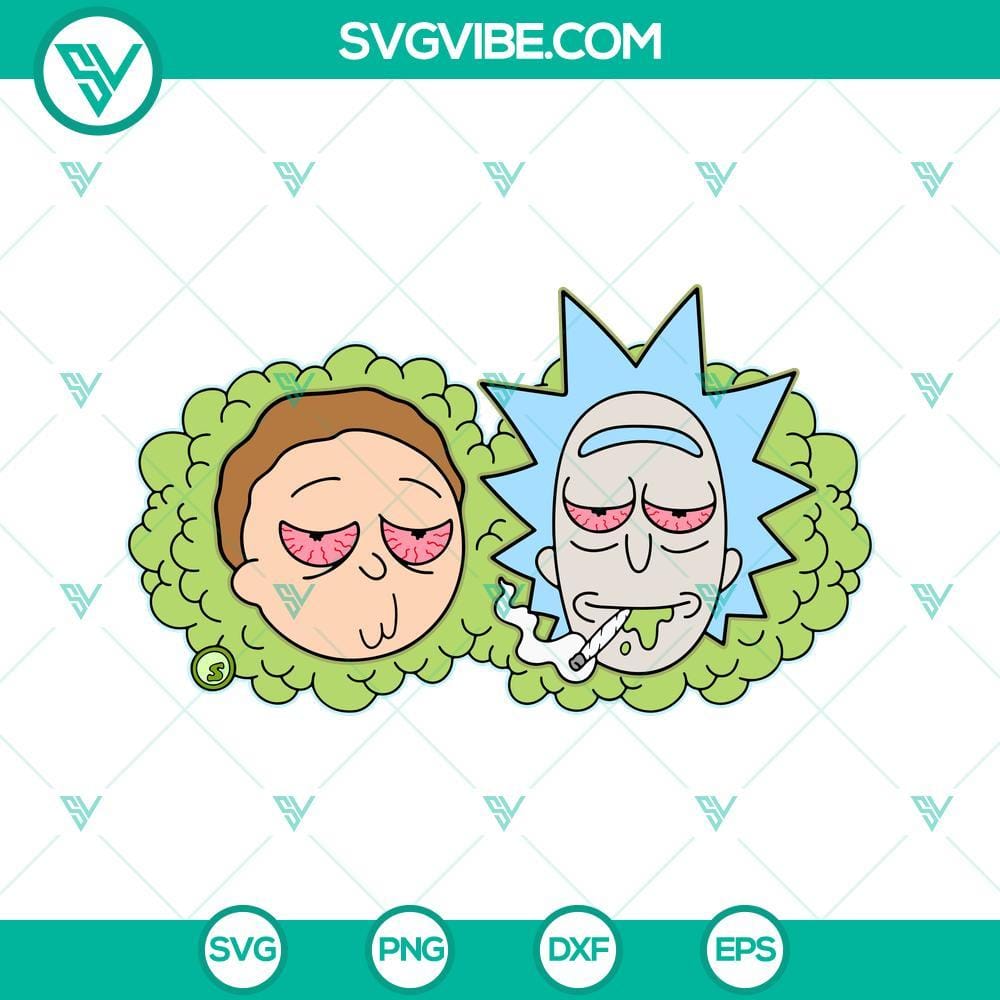 rick-and-morty-weed-svg-stoner-svg-marijuana-svg-funny-cannabis-svg-png-dxf-eps-8-mockup.jpg Rick and Morty themed stoner and marijuana SVG images with a funny design. Perfect for cannabis enthusiasts.