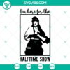Rihanna Super Bowl 2023 halftime show SVG files, featuring vibrant and dynamic design elements perfect for sports event fanatics.