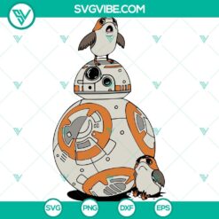 Sphero Star Wars BB-8 robot design SVG, PNG, DXF, and EPS files for download.