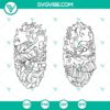 Rock Lee and Guy inspired anime SVG file for download - includes Naturo character, suitable for cutting and crafting with PNG, DXF, EPS formats.