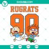 Rugrats 90s theme SVG files featuring Chuckie Finster and Tommy Pickles designs. Perfect for 90s nostalgia projects.