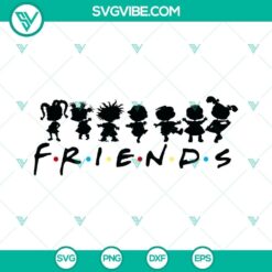 Rugrats Friends Chuckie Finster SVG design for download in PNG, DXF, EPS format. High-quality cartoon character graphics for craft projects.