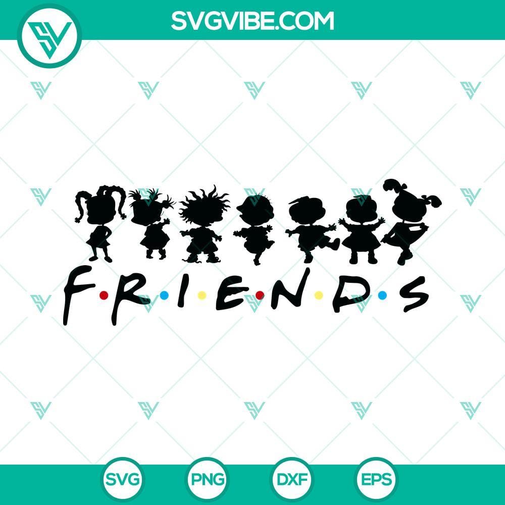 Rugrats Friends SVG, Chuckie Finster SVG PNG DXF EPS Rugrats Friends Chuckie Finster SVG design for download in PNG, DXF, EPS format. High-quality cartoon character graphics for craft projects.