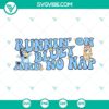 Bluey and No Nap themed SVG images and PNG files for digital use, perfect for creative projects.