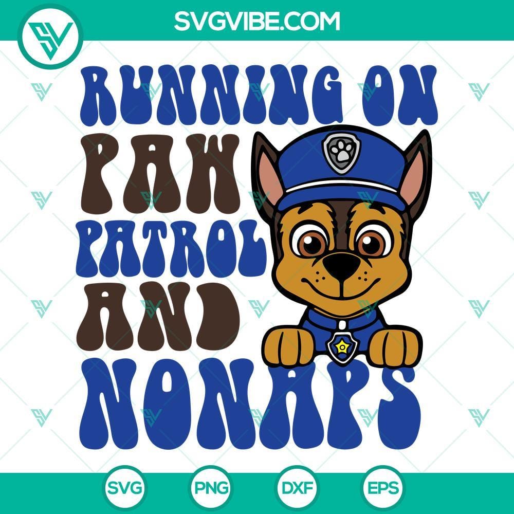 running-on-paw-patrol-and-nonaps-svg-funny-paw-patrol-coffee-svg-png-dxf-eps-cricut-files-4-mockup.jpg Funny Paw Patrol coffee SVG with "Running on Paw Patrol and Nonaps" design. Playful and vibrant imagery for crafters and coffee lovers.