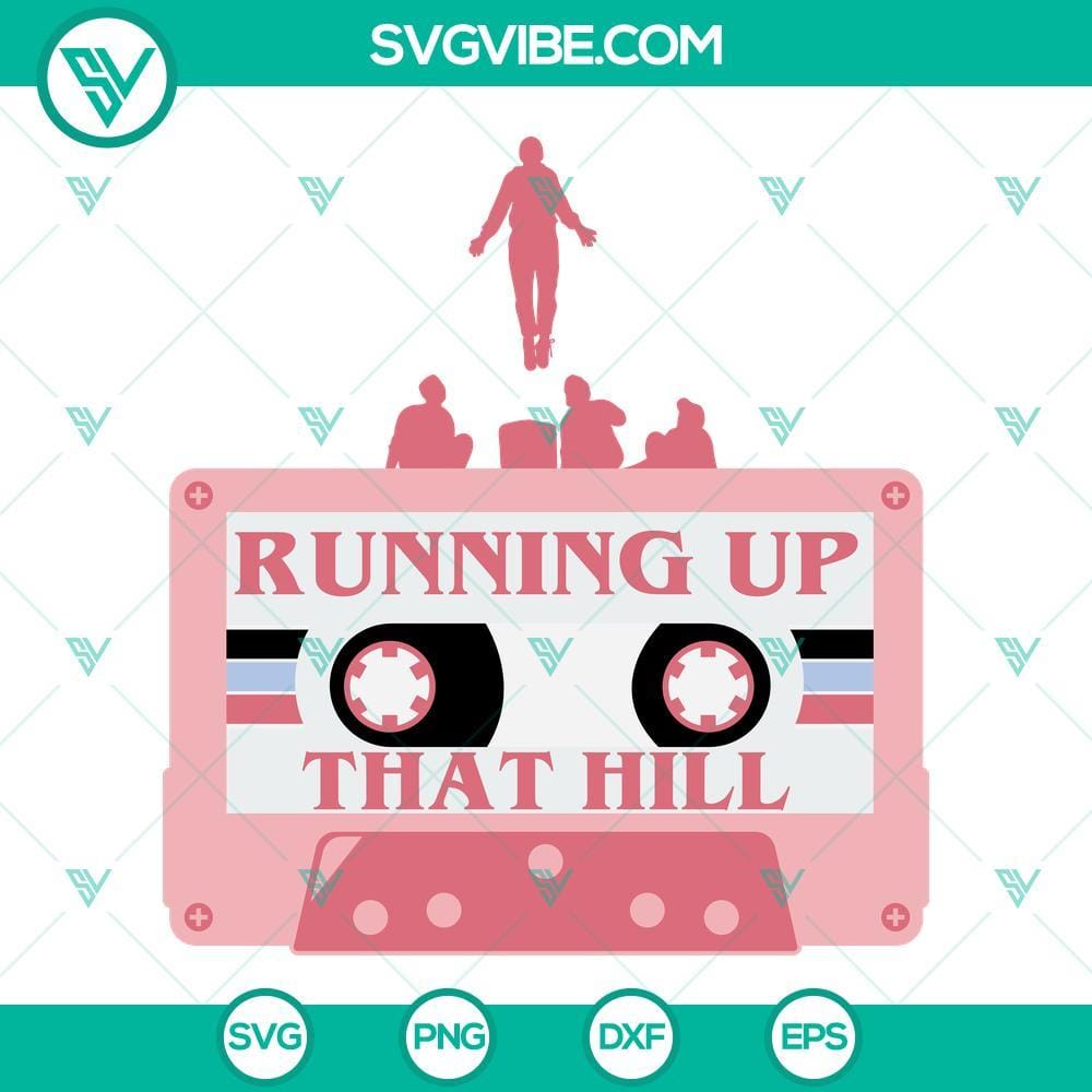running-up-that-hill-svg-cassette-player-stranger-things-4-max-favorite-song-svg-png-dxf-eps-cut-files-5-mockup.jpg Stranger Things 4 Max cassette player SVG file with "Running Up That Hill" design. Retro, vintage style digital product.