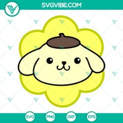 Sanrio Characters Face Flower SVG File Bundle, Hello Kitty SVG Image 5