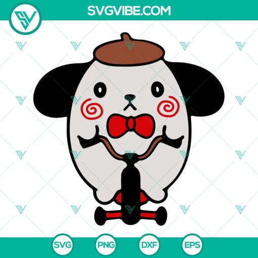 Sanrio Halloween SVG File, Sanrio Horror Movie Characters SVG Image, Hello 3