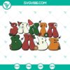 Santa babe and baby Christmas themed SVG images for kids shirts, available for download in PNG format.