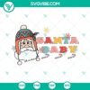 Santa Baby and Santa Claus Christmas SVG downloads for kids, perfect for holiday crafting and projects.