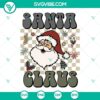 Vintage Santa Claus SVG files for download, featuring retro Christmas design elements perfect for holiday crafts and decorations.